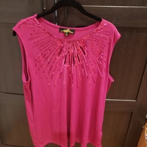 Dressy glitter top